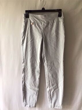 Alfani Light Gray Pull-On Ponte Pants